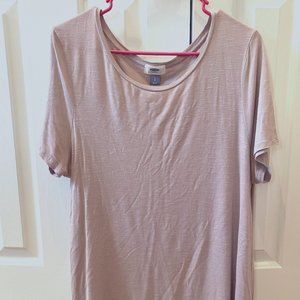 Light Pink Loose T Shirt